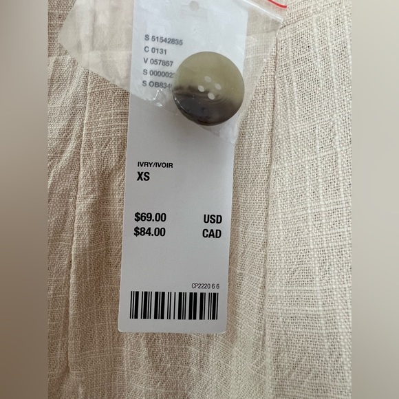 Urban Outfitters Tan Linen Jumper NWT - Picture 3 of 3